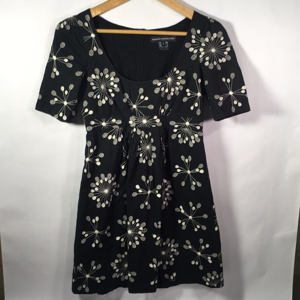 French Connection Embroidered Dress